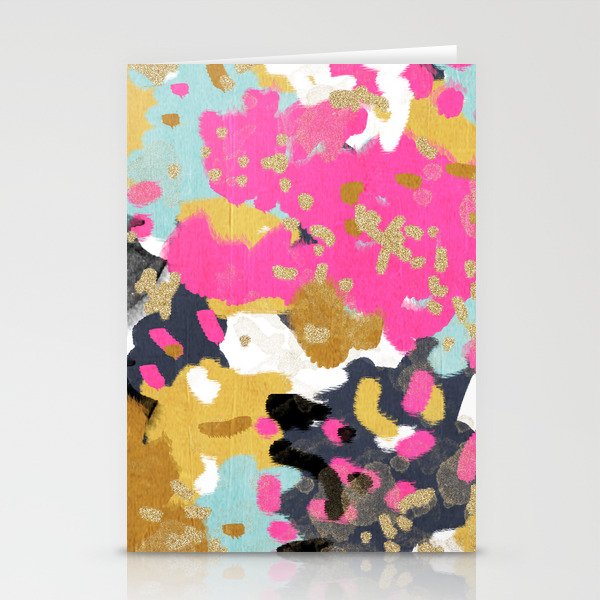 Sacha Abstract Painting Boho Color Palette Bright Happy Dorm