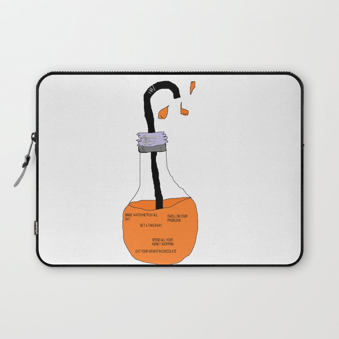 Bad Ideas Orange Juice Laptop Sleeve