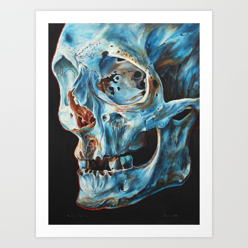 Skull Ii Art Print By Kovacsk Society6
