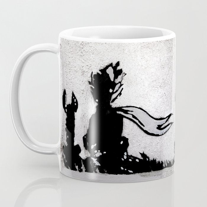 The Little Prince And Fox Stencil For Life Cur Wall The Little Prince And Fox Stencil For Life Cur Wall Series Coffee Mug By Aro Society6