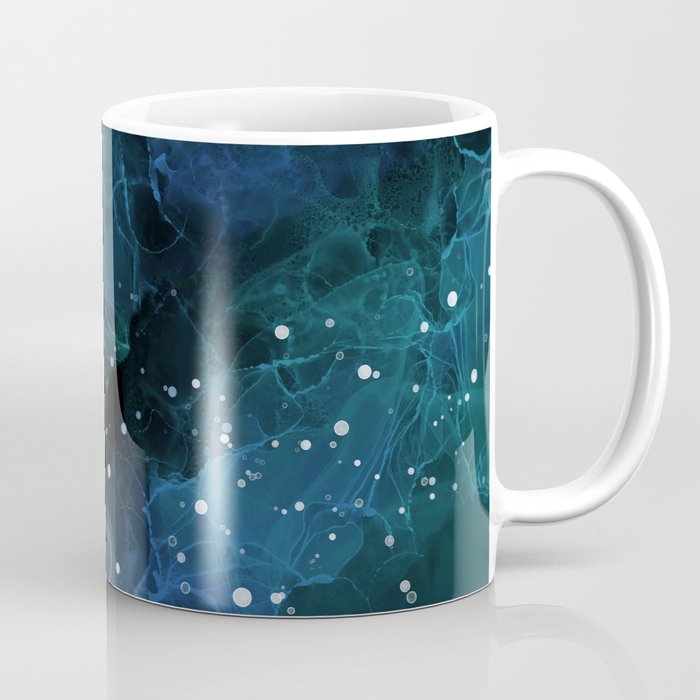 Dreamland turquoise black Coffee Mug