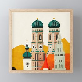 travel europe germany munich Framed Mini Art Print