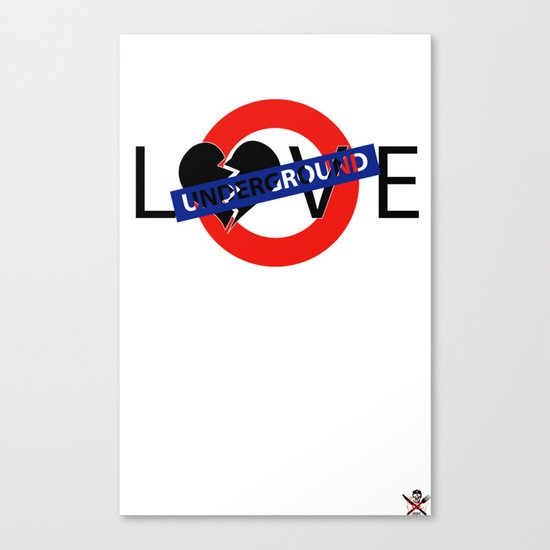 UNDERGROUND LOVE Canvas Print