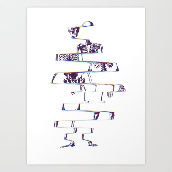 Skeleton Art Print
