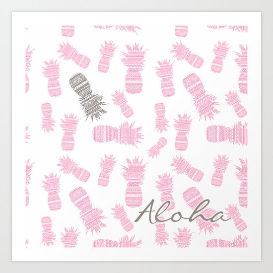 Pink Paradise Art Print