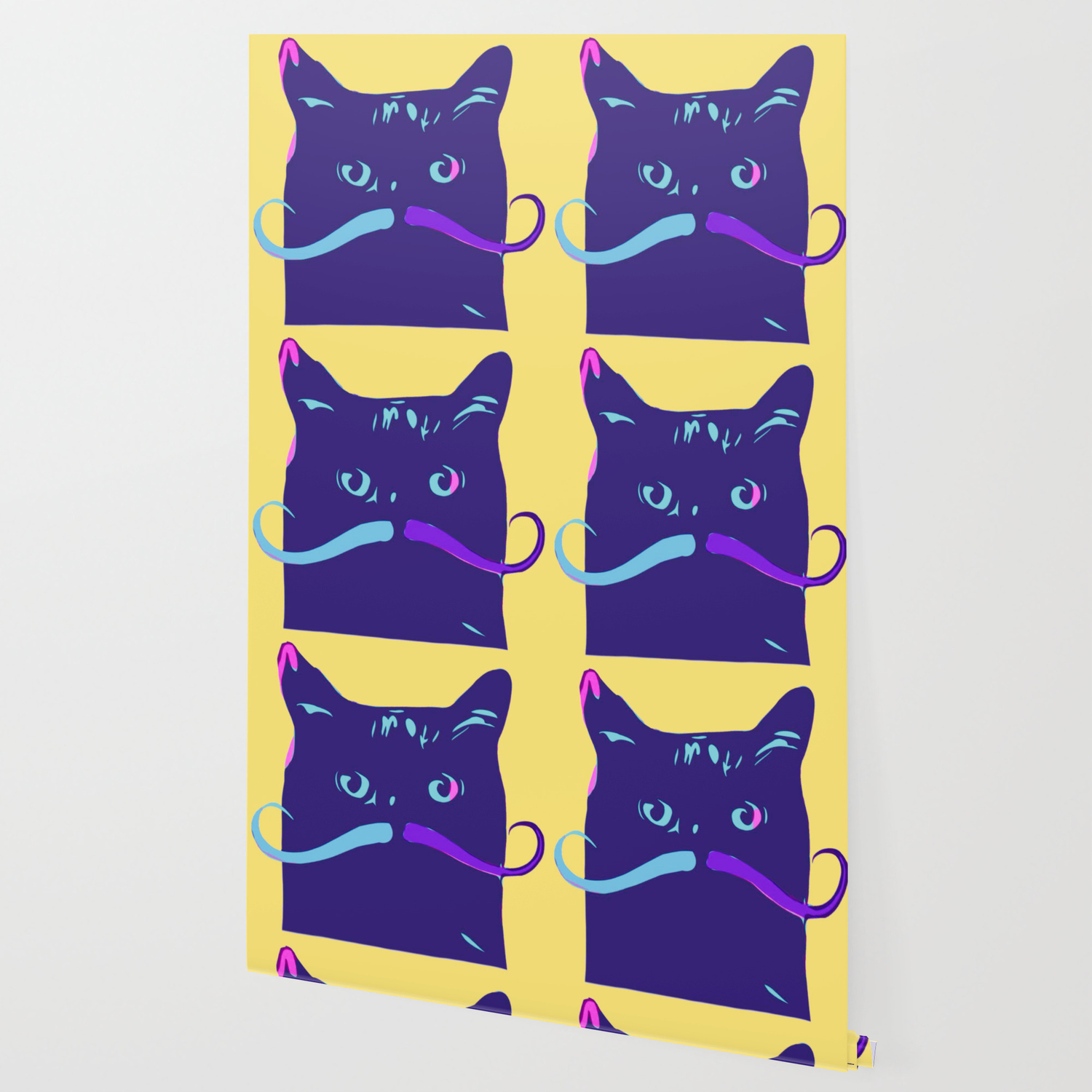 Cool Cat Meowstache Mustache Cat Wallpaper By Twirlsinthewind