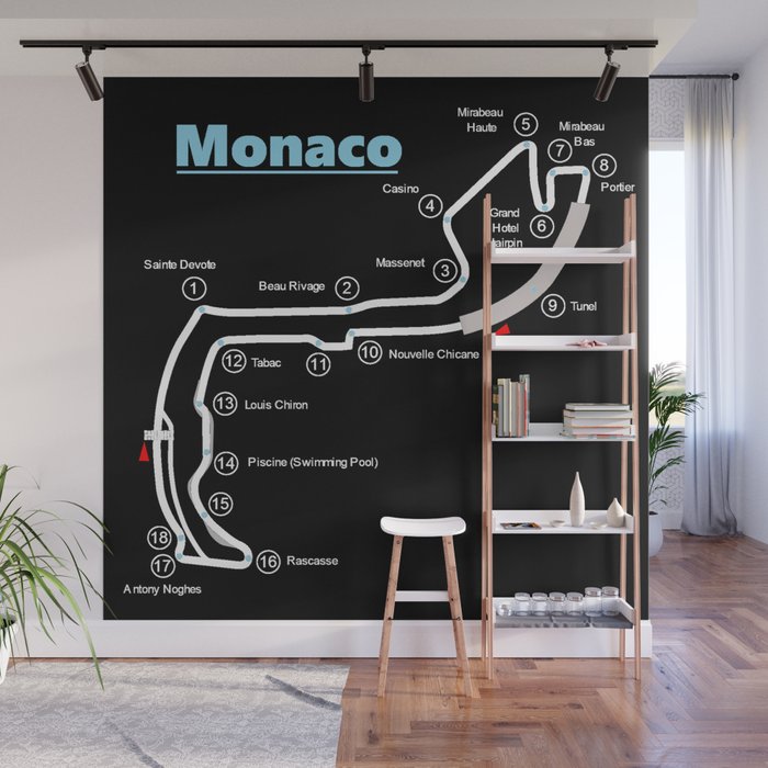 Monaco Wall Mural