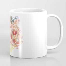 Geometric watercolor tiger Coffee Mug