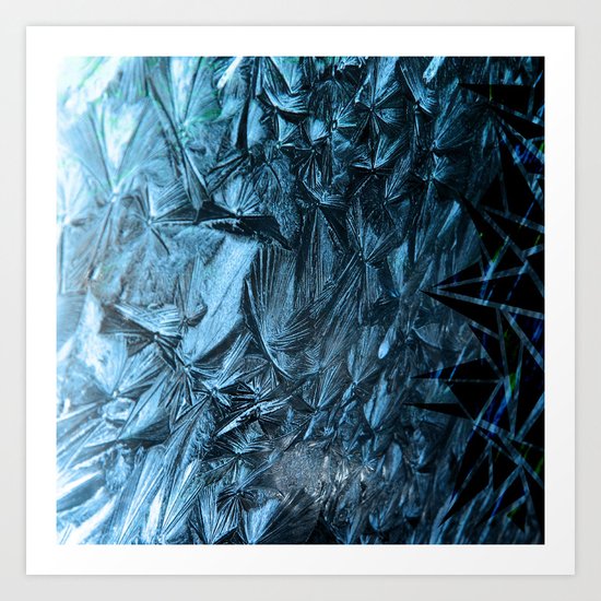 Geometric Frost Art Print