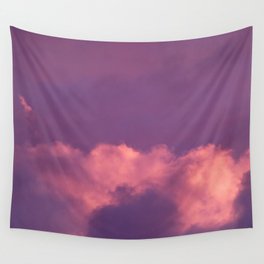 Scottish Highlands Cloud Illumination during Sunset Time Wall Tapestry
