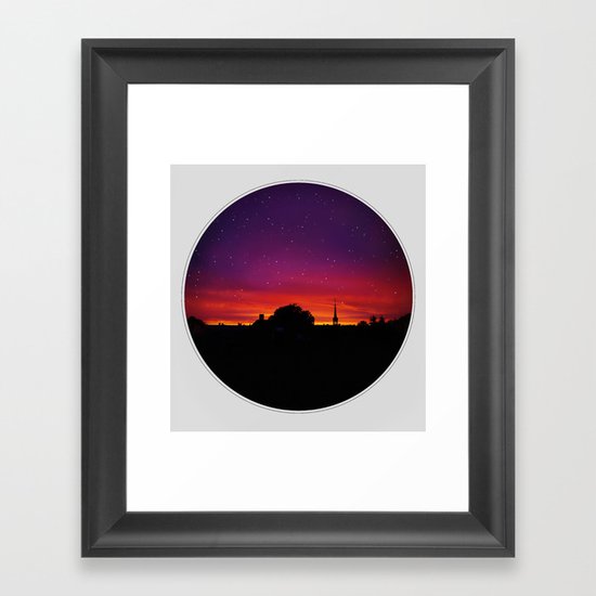 Dreamy Sunset Framed Art Print