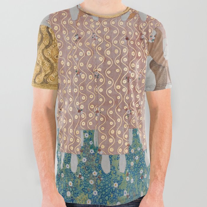 Gustav Klimt - Beethovenfries All Over Graphic Tee