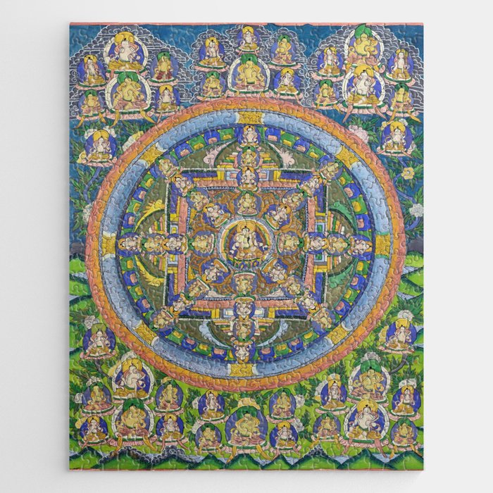 Buddhist Mandala Thangka Jigsaw Puzzle