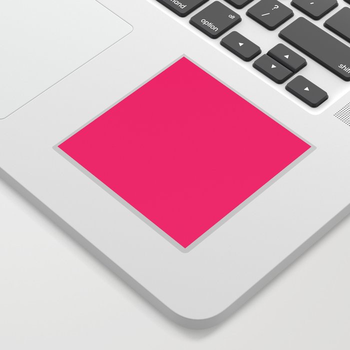 Neon Fluorescent Pink Simple Modern Collection Sticker