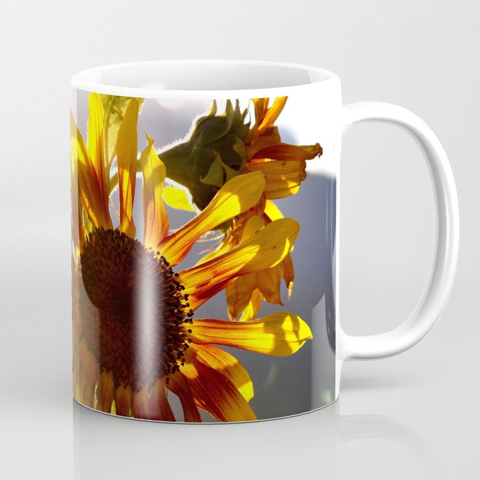 salute to the Sun as a sunflower Coffee Mug