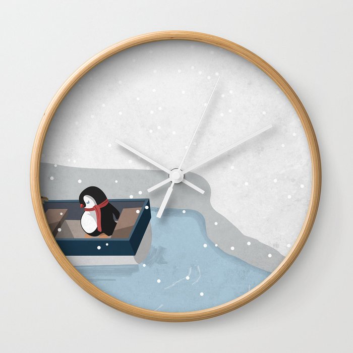 Reaching the South Pole Wall Clock