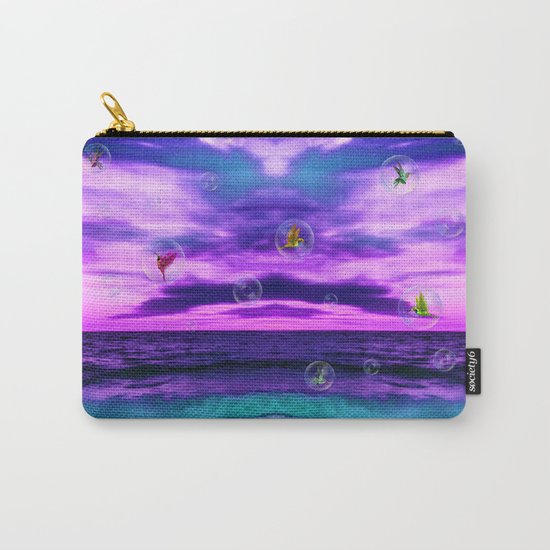 Birds in bubbles Carry-All Pouch