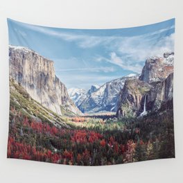 Tunnel View Yosemite Valley Wall Tapestry