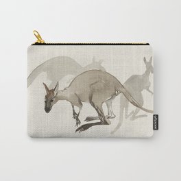 Kangaroo illustration Carry-All Pouch