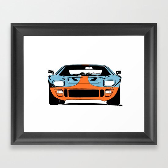 GT40 - Gulf Livery Framed Art Print
