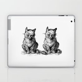 Vintage Victorian Cats Engraving Laptop & iPad Skin