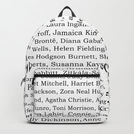 The Ladies of Literature Pattern Backpack