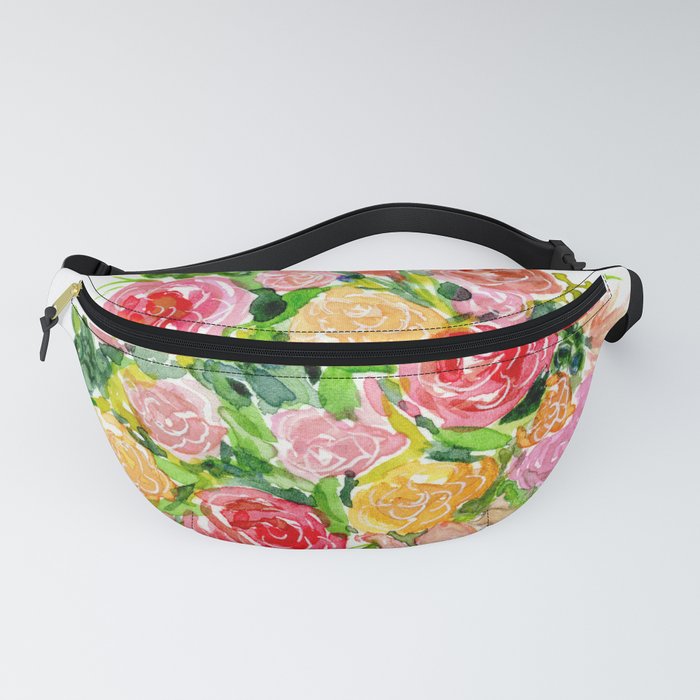 Flower Bouquet, Hand Full of Flowers, Bouquet in Hand  Fanny Pack