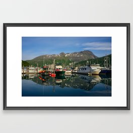 6821 Whittier Harbor, Alaska Framed Art Print