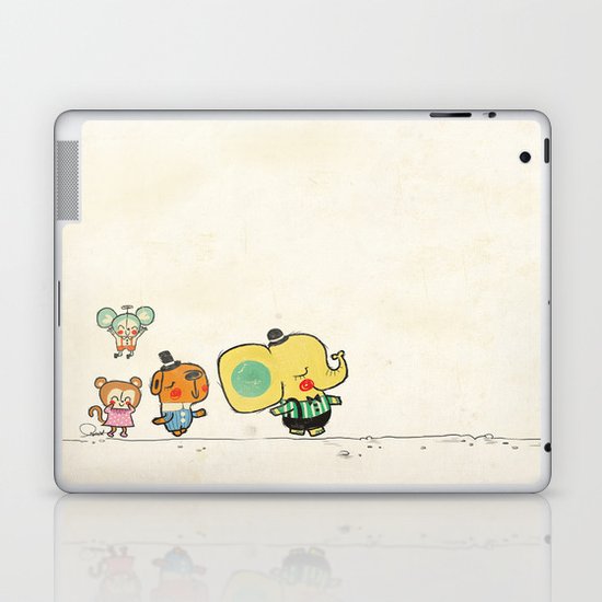 Walking with you Laptop & iPad Skin