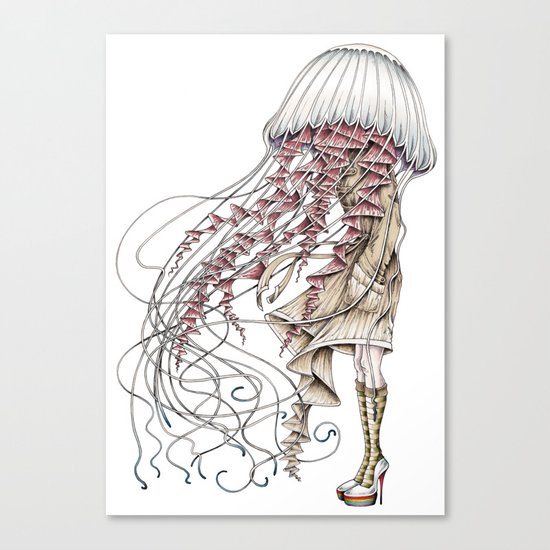 Shroom me up, Jelly Canvas Print