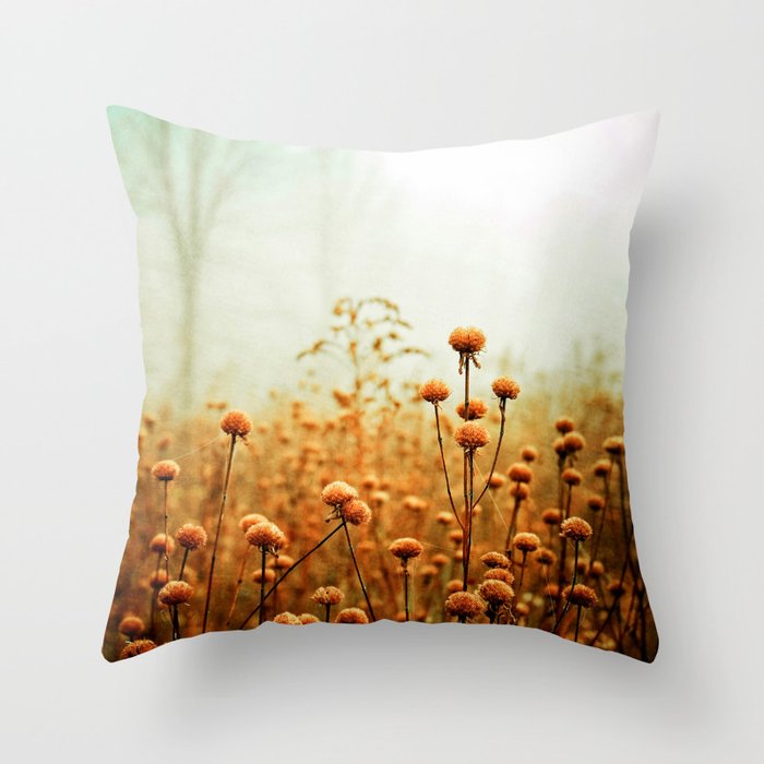 Daybreak in the Meadow Throw Pillow