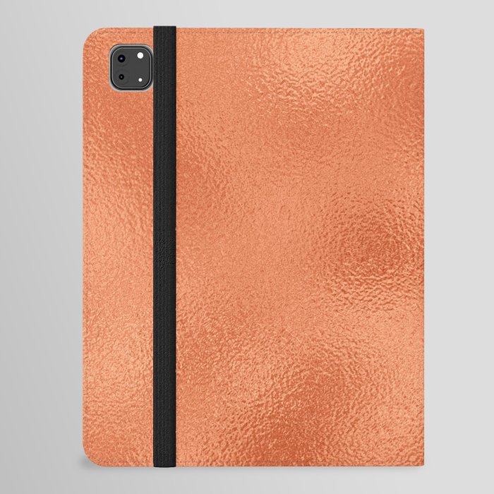 Orange Neon Glass Foil Modern Collection iPad Folio Case