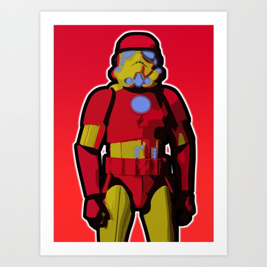 iron trooper Art Print