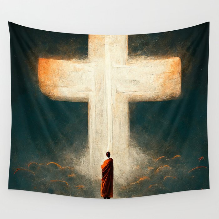 Cross tapestry clearance