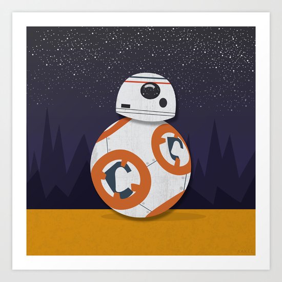 BB8 Art Print