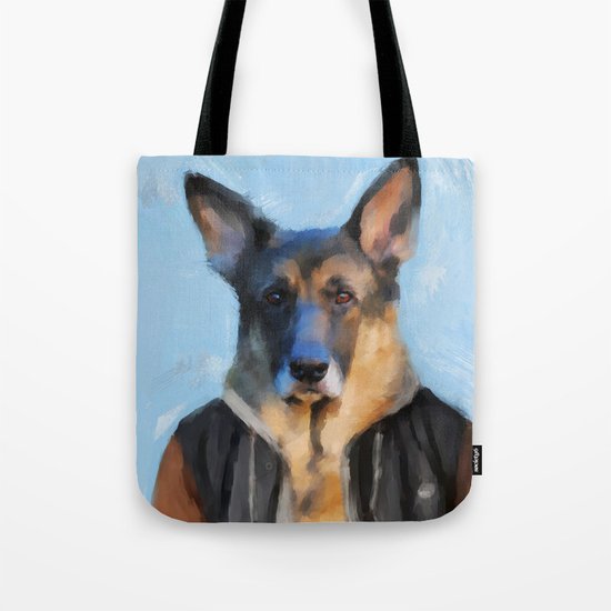 Chic German Shepherd Tote Bag