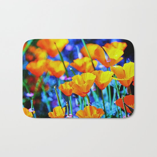 The Poppy Field. © J. Montague. Bath Mat