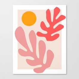 Henri Matisse - Leaves - Blush Canvas Print