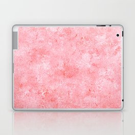 Bright Coral Spongework Laptop Skin
