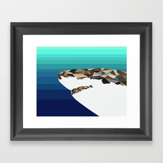 SHARK Framed Art Print