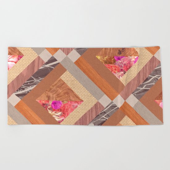 Cubed Beach Towel