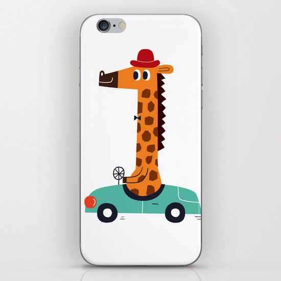 giraffe driver iPhone & iPod Skin