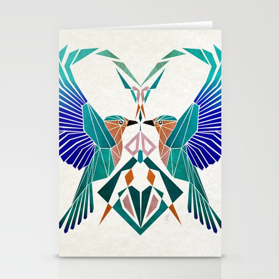 couple of blue birds Stationery Cards