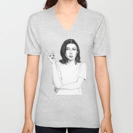 Joan Didion V Neck T Shirt