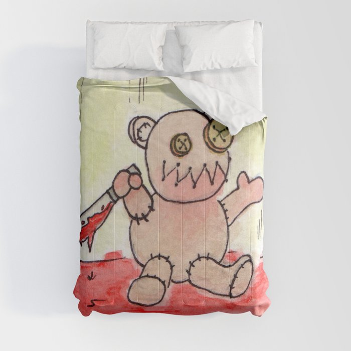 Teddy bear comforter blanket sales