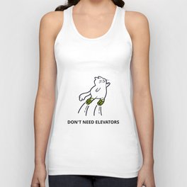 Don't Need Elevators Cat Tank Top