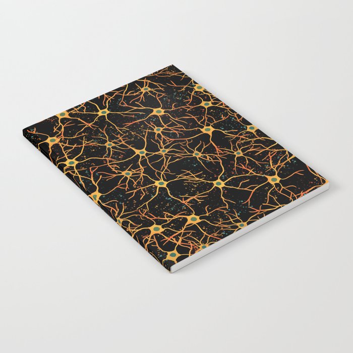 Astrocytes in Warm Colors Notebook