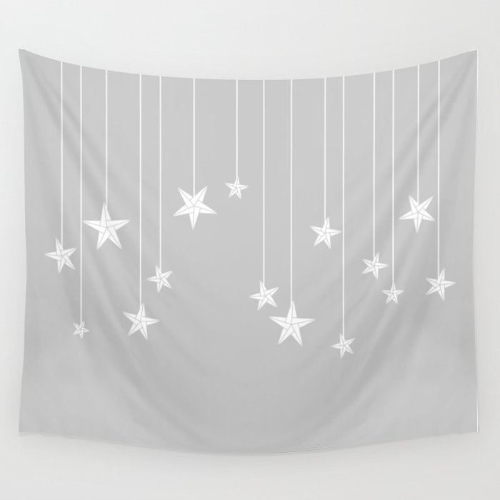 Hanging stars Wall Tapestry