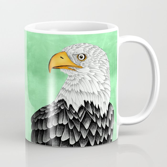 Bald eagle drawing Coffee Mug