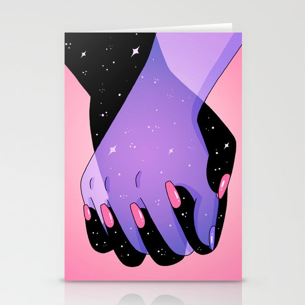 Cosmic Hand Squeeze Stationery Cards
